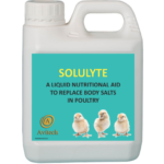 Solulyte Poultry Electrolytes liquid supplement in a 1-litre container