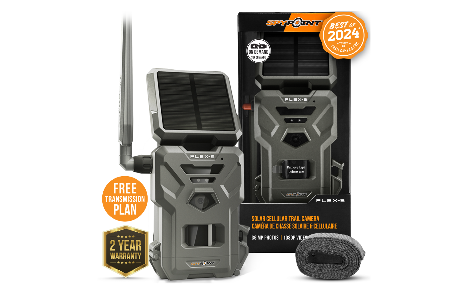 SPYPOINT FLEX-S SOLAR Cellular Trail Camera