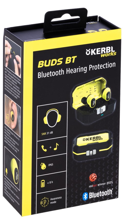 KERBL Works BUDS BT Bluetooth Hearing Protection - Image 2