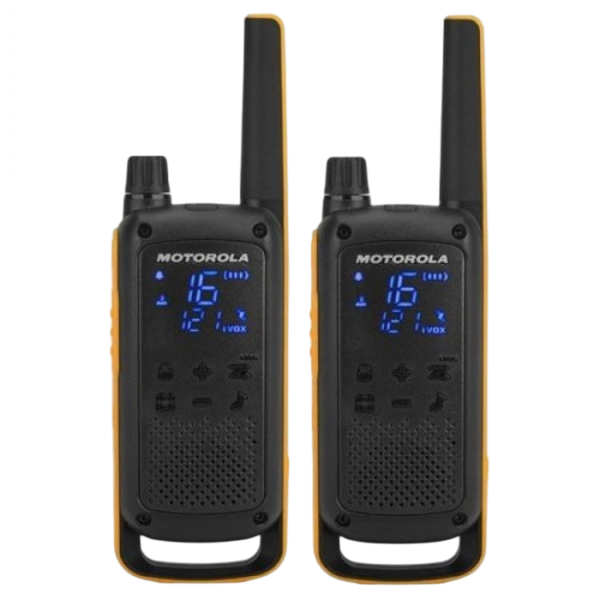 Motorola Talkabout T82 Extreme Walkie Talkies - Go Beyond Twin Pack with Case, Headsets & Mics - Image 2