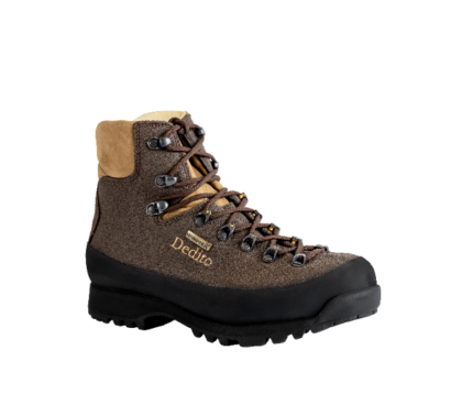 Dedito Dodi Boots in brown with lace fastening and Vibram sole