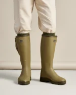 le-chameau-mens-vierzonord-neoprene-lined-wellington-boot-1498-B200-green-model-pair-09 le-chameau-mens-vierzonord-neoprene-lined-wellington-boot-1498-B200-green-model-pair-09