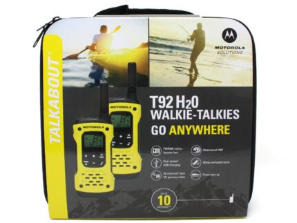 Motorola Talkabout T92 H2O waterproof walkie talkies twin pack