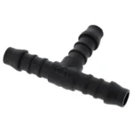 8mm Black Tee Connector