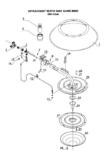 Cerem Infraconic-Matic 5000 Game Bird 300mbar heater spare parts diagram