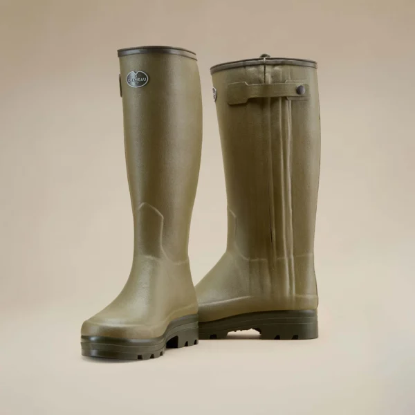 Le-Chameau-Mens-Chasseur-Neoprene-Lined-Boot-Iconic-Green_Silhouette_square