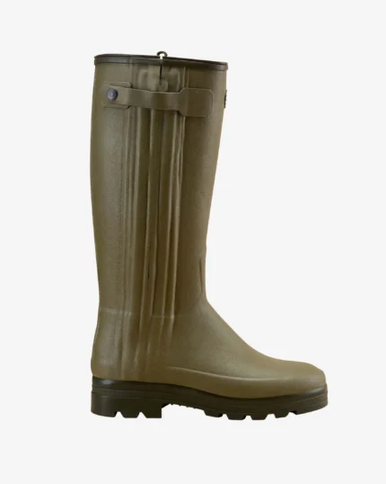 Le Chameau Chasseur neoprene lined wellington boots in Iconic Green