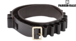 Parker-Hale Brockenhurst Leather Cartridge Belt 12G in dark brown