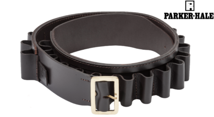 Parker-Hale Brockenhurst Leather Cartridge Belt 12G in dark brown