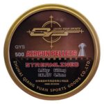 QYS Streamlined Heavy .177 4.50mm 9.56gr pellets tin of 500