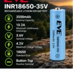 EVE INR18650-35V 3500mAh 3.6V Rechargeable Lithium-Ion Battery - Image 7